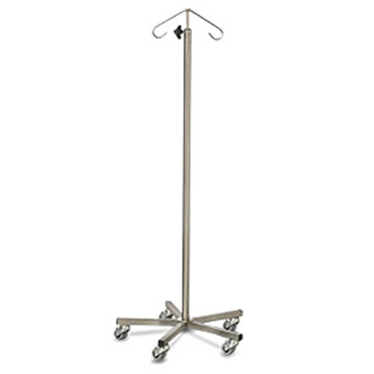 Stainless Steel IV Pole with weighted base Carequip Pty Ltd